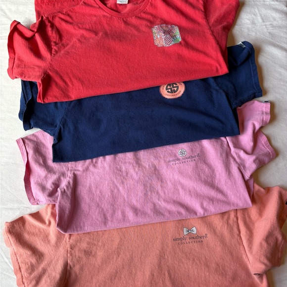 Simply Southern Tops - Three Simply Southern T-shirts Women’s medium and one Sarasota Florida Tee sizeL